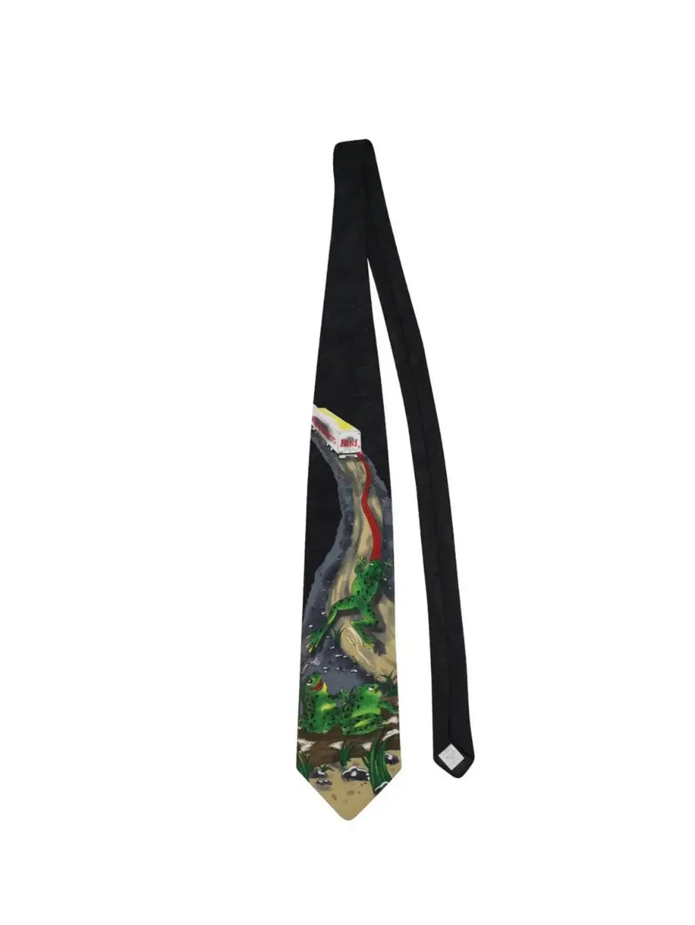 Vintage Budweiser 1996 Frog Pattern Anheuser-Busch Mens Tie